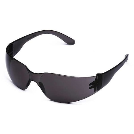 Safety Glasses, Condor V Series, Anti-Fog, Anti-Static, Anti-Scratch, Frameless, Gray Arm, Gray Lens