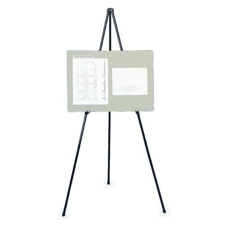 Portable Folding Easel 63"x34", Black