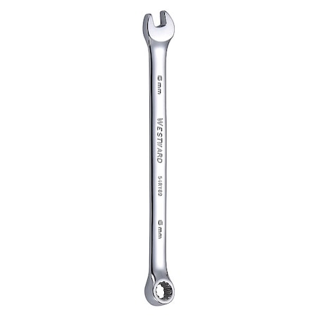 Combination Wrench,6mm,Metric,12 pt.