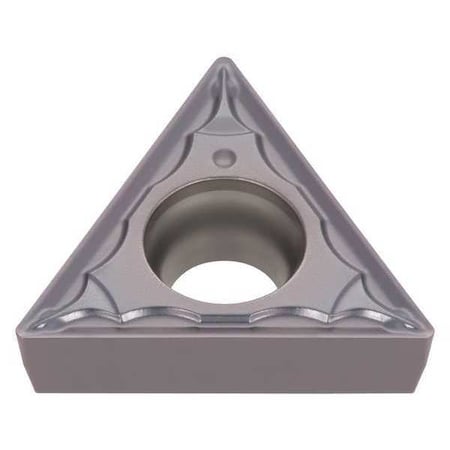 Triangle Turning Insert, Triangle, 1/4 in, TCMT, 0.0156 in, Carbide