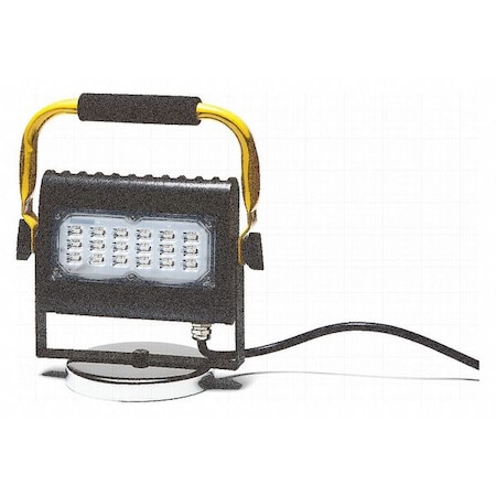 Temporary Job Site Light,3000 lm,Bk/Yl