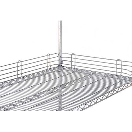 Shelf Side/Back Ledge 4"H x 24"W,2PK