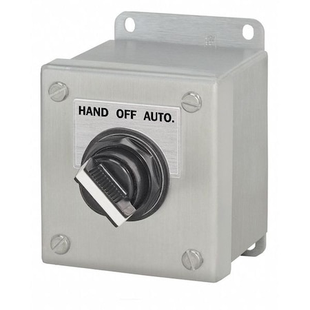 Selctr Swtch Cntrl Station,Hand/Off/Auto