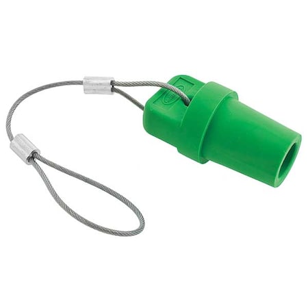 Cap,Green,300/400 Amp Male Single Pole