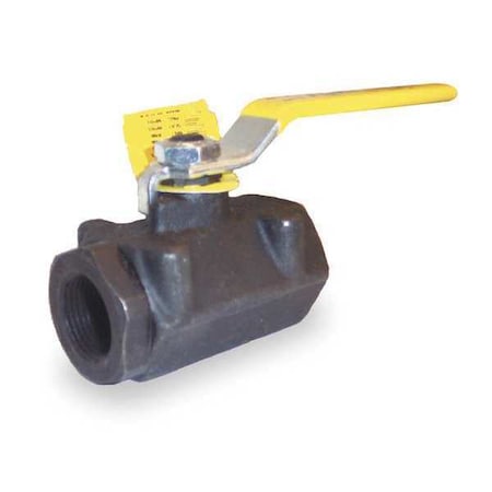 3/8" FNPT Carbon Steel Fire Safe Ball Valve Inline