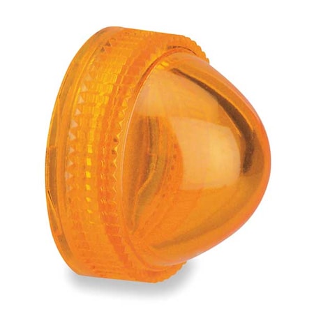 Pilot Light Lens, 30 mm, Standard, Amber