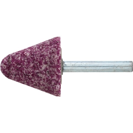 A4 Vitrified Mounted Point 1/4" Shank - Aluminum Oxide 30 Grit STEEL