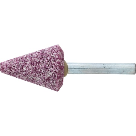 A2 Vitrified Mounted Point 1/4" Shank - Aluminum Oxide 30 Grit STEEL