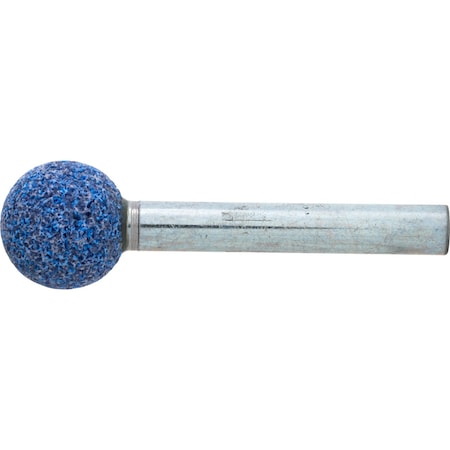 A26 Vitrified Mounted Point 1/4" Shank - Ceramic oxide 46 Grit TOUGH