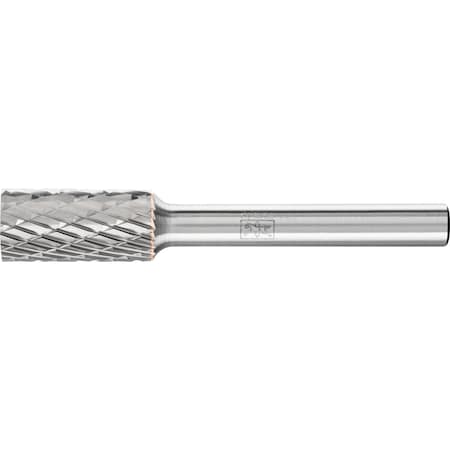 TOUGH Carbide Bur - Cylind. (Plain End) - DBL Cut (3R) - 3/8" x 3/4" x 1/4" Shank - SA-3