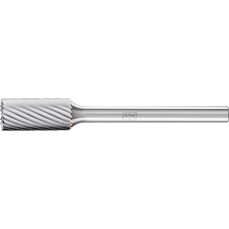 Carbide Bur - Cylind. (Plain End), SGL Cut - 1/4" x 1/2" x 1/8" Shank - SA-51