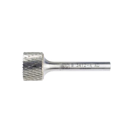 Carbide Bur - Cylind. (End Cut), DBL Cut - 3/4" x 1/2" x 1/4" Shank - SB-15