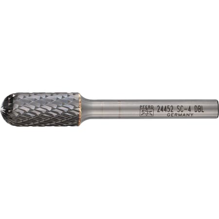 Carbide Bur,SCTI SC-4,1/4",Double Cut