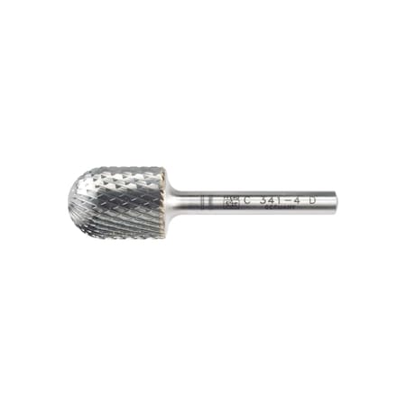 Carbide Bur - Cylind. (Radius End), DIA Cut - 3/4" x 1" x 1/4" Shank - SC-7
