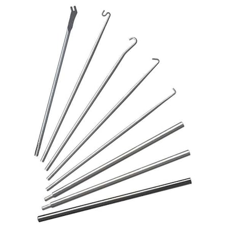 Threaded Spring Tool Kit,Light,8Pc