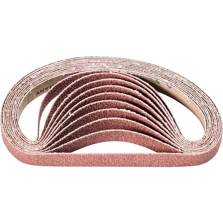 Coated Belt,Al/Oxd,1/2"x12",60 Grit, 1/2" W, 12" L, Coated, Aluminum Oxide, 60 Grit