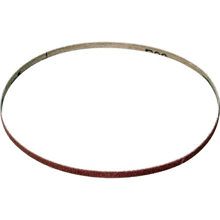 Coated Belt,Al/Oxd,1/4"x18",80 Grit, 1/4" W, 18" L, Coated, Aluminum Oxide, 80 Grit