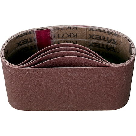 3-1/2" x 15-1/2" Coated Portable Belt - Aluminum Oxide - 100 Grit