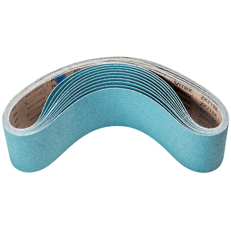 Coated Belt,Zirc,4"x36",60 Grit, 4" W, 36" L, Coated, Zirconia Alumina, 60 Grit