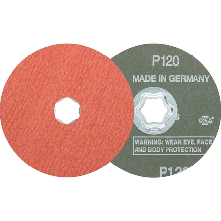Combiclick Fiber Disc,4-1/2",A-Cool,120