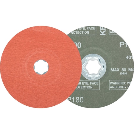 Combiclick Fiber Disc,5",A-Cool,180 Grit