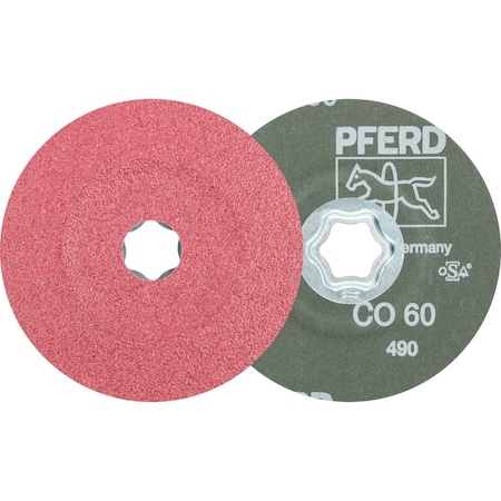 Combiclick Fiber Disc,4-1/2",Co-Cool,60