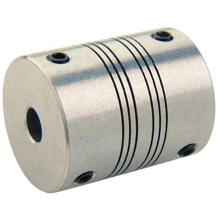 Coupling,4 Beam,Bore 1/2x3/8 In
