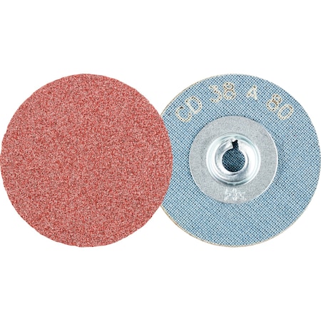 1-1/2" COMBIDISC Abrasive Disc - Type CD - Aluminum Oxide - 80 Grit