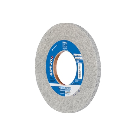 8" x 1/2" Convolute Wheel - 3" A.H. - A/O Coarse (MH) 8AM