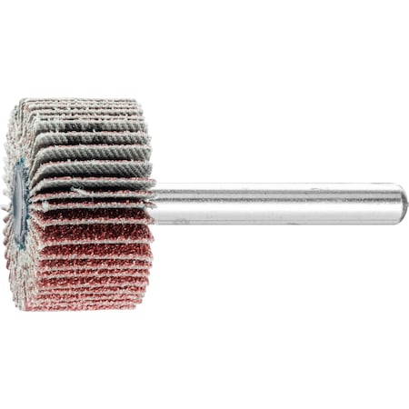 1-3/8" x 5/8" Mounted Flap Wheel - 1/4" Shank - Aluminum Oxide - 240 Grit