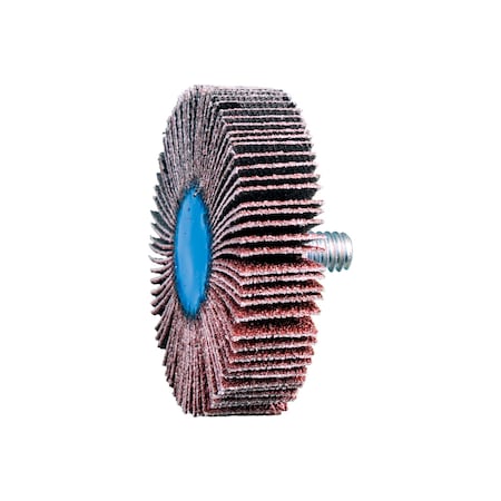 2" x 1/2" Quick Change Flap Wheel - 1/4-20 Thread - Aluminum Oxide - 60 Grit