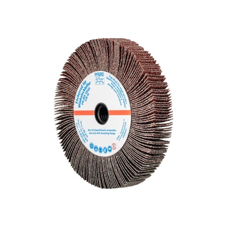 5" x 3/4" Unmounted Flap Wheel - 5/8-11 Thread, Aluminum Oxide 40 Grit