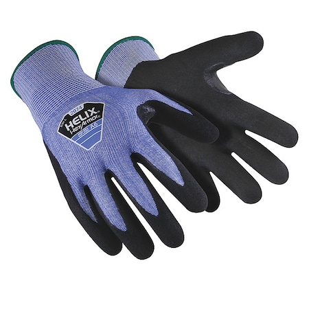Knit Gloves, Cut Level A6 ,Dipped ,Nitrile ,Sandy ,XS 1 PR
