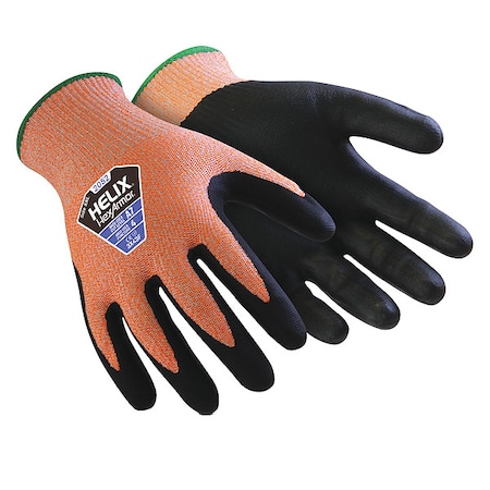 Knit Gloves, Cut Level A7 ,Dipped ,Foam Nitrile ,Sandy ,S 1 PR