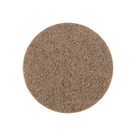Hook/Loop Disc,7",Al/Oxd,Coarse, 7" Dia, No Hole, 100 G Grit, Non-Woven Type