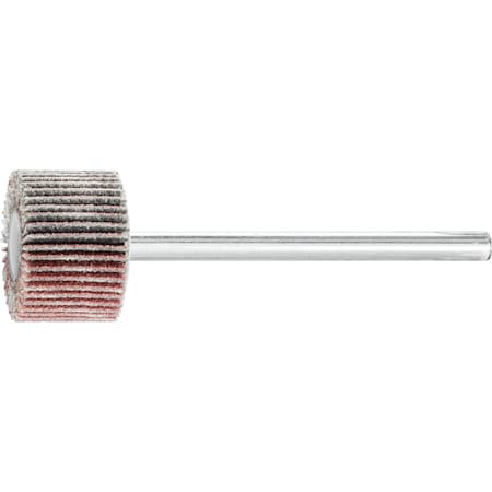 5/8" x 3/8" Mini Mounted Flap Wheel - 1/8" Shank - Aluminum Oxide 240 Grit