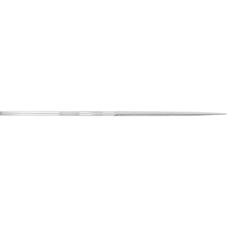 5-1/2" Three Square Needle File - Knurled Handle, Cut 0