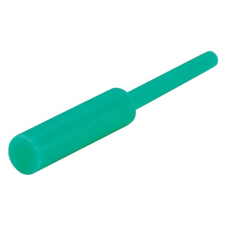 Ultrabake Silicone Pull Plug, Light Green, Silicone, 500 PK