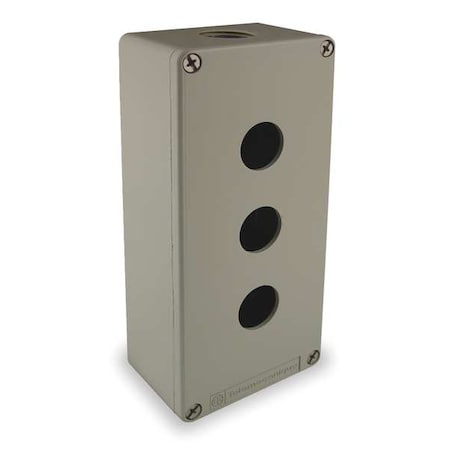Pushbutton Enclosure,22mm,3 Holes