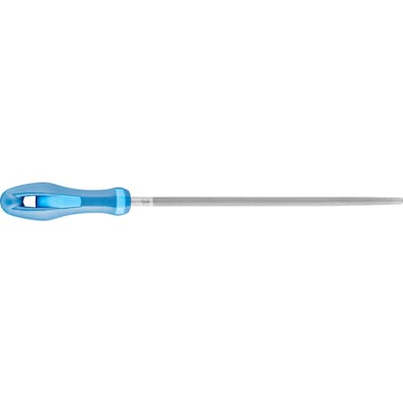 10" Round File - DIY Packaged - Smooth Cut, with Handle