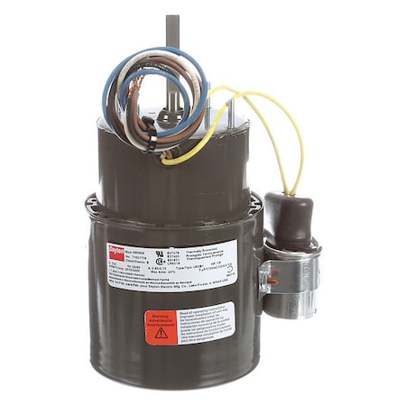 HVAC Motor,1/8 HP,3000 rpm,230V,3.3