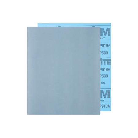 9" x 11" Abrasive Sheet - Paper Backed - Silicon Carbide - 600 Grit