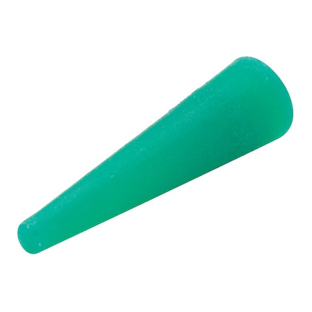Extra-Long Ultrabake Plug, Green, Silicone 1000 PK