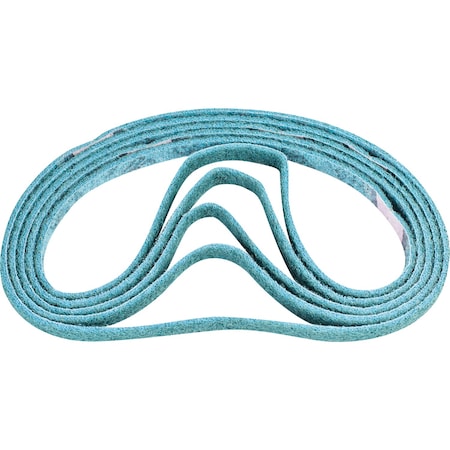 Sanding Belt, 1/2" W, 24" L, Surface Conditioning, Aluminum Oxide, 240 F Grit, Very Fine, Polivlies