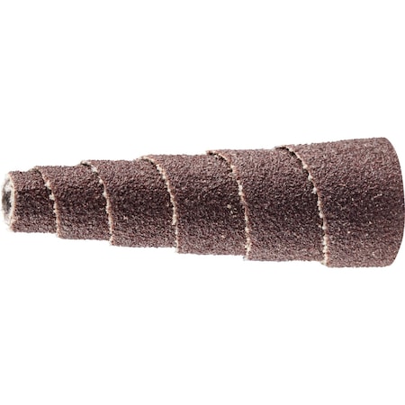Taper Poliroll,120 Grit,1/2"x1-1/2"x1/8
