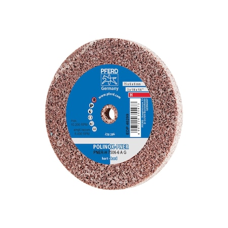 Unitized Wheel,8AC,3"x1/4"x1/4
