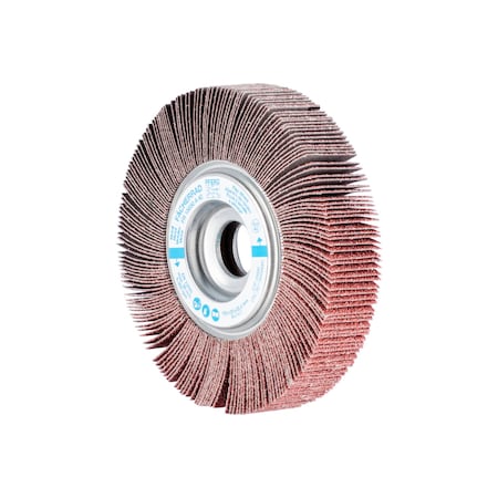 6" x 1-1/2" Unmounted Flap Wheel - 1" A.H. - Aluminum Oxide - 40 Grit
