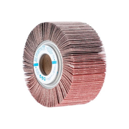 4" x 2" Unmounted Flap Wheel - 1" A.H. - Aluminum Oxide - 120 Grit