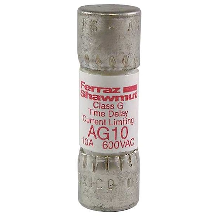 UL Class Fuse, G Class, Time-Delay, 6A, 600V AC, Non-Indicating
