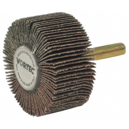 1" x1"x80AO Wolverine Coated Abrasive Flap Wheel 1/4" Stem